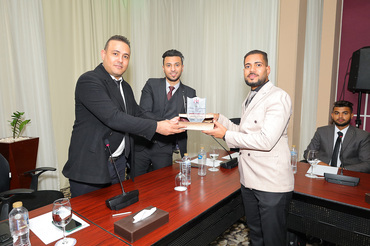 تكريم الأستاذ محمد حنفي ضمن فعاليات اجتماع شركة المصريين جروب